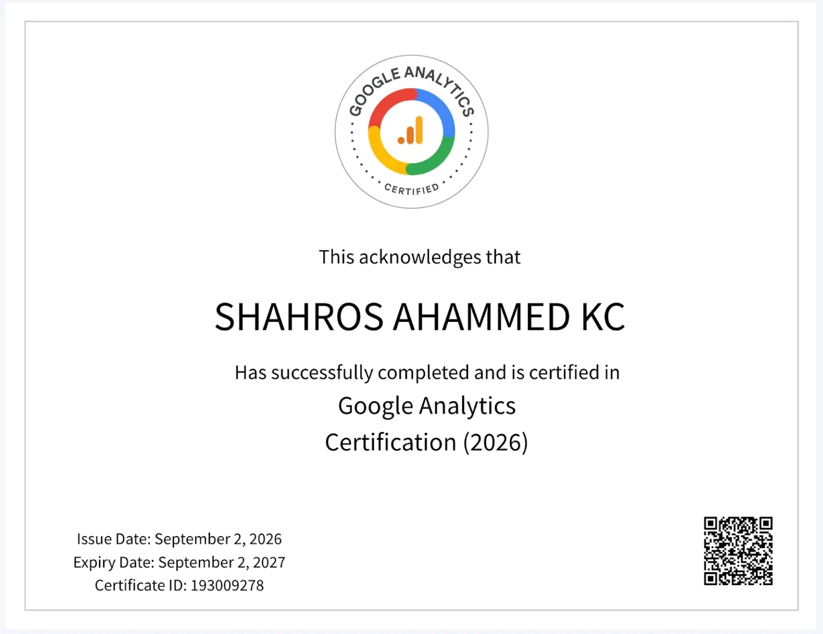 Google Analytics 